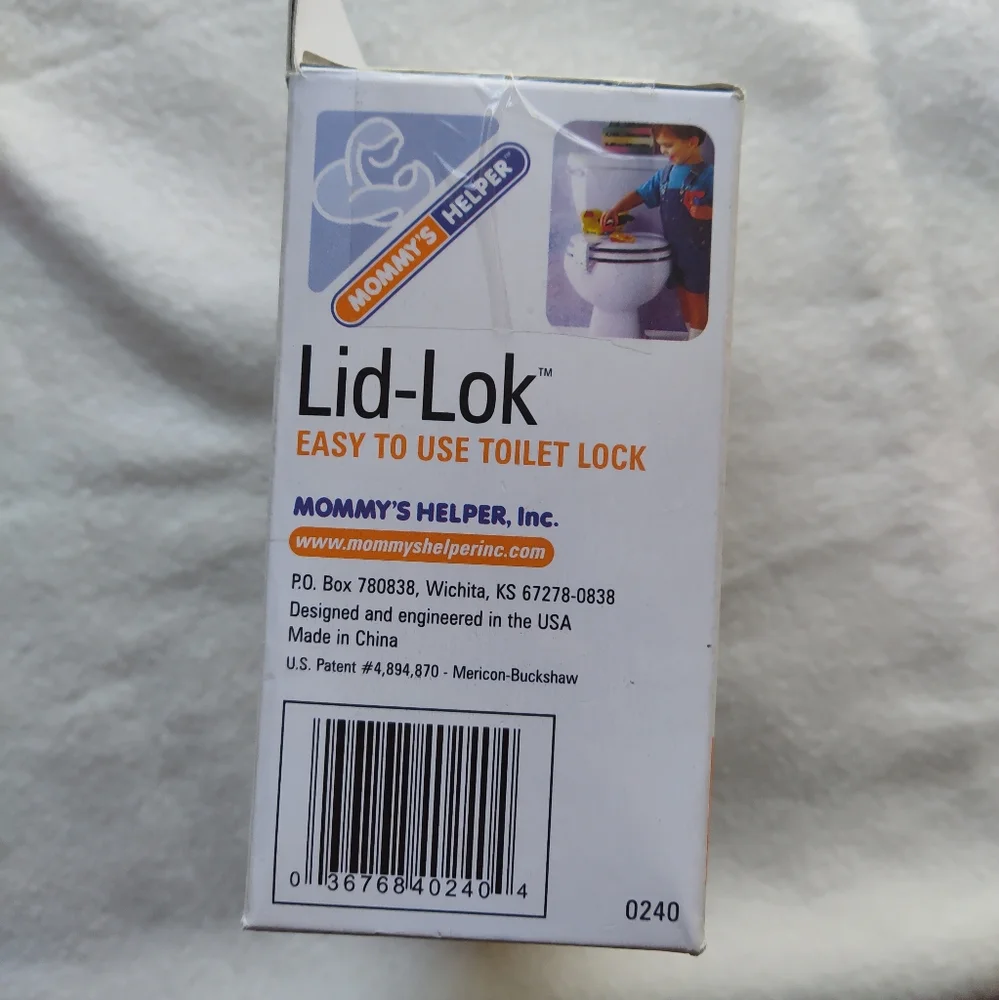 NIB Toilet Lid Lock for Toddlers Babies Kids